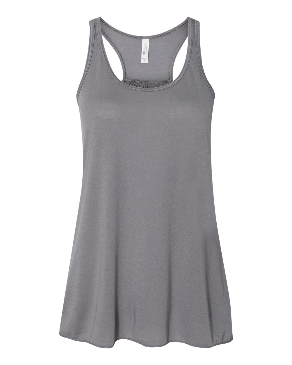 Women's Flowy Racerback Tank - Front - B87406852 - Storm