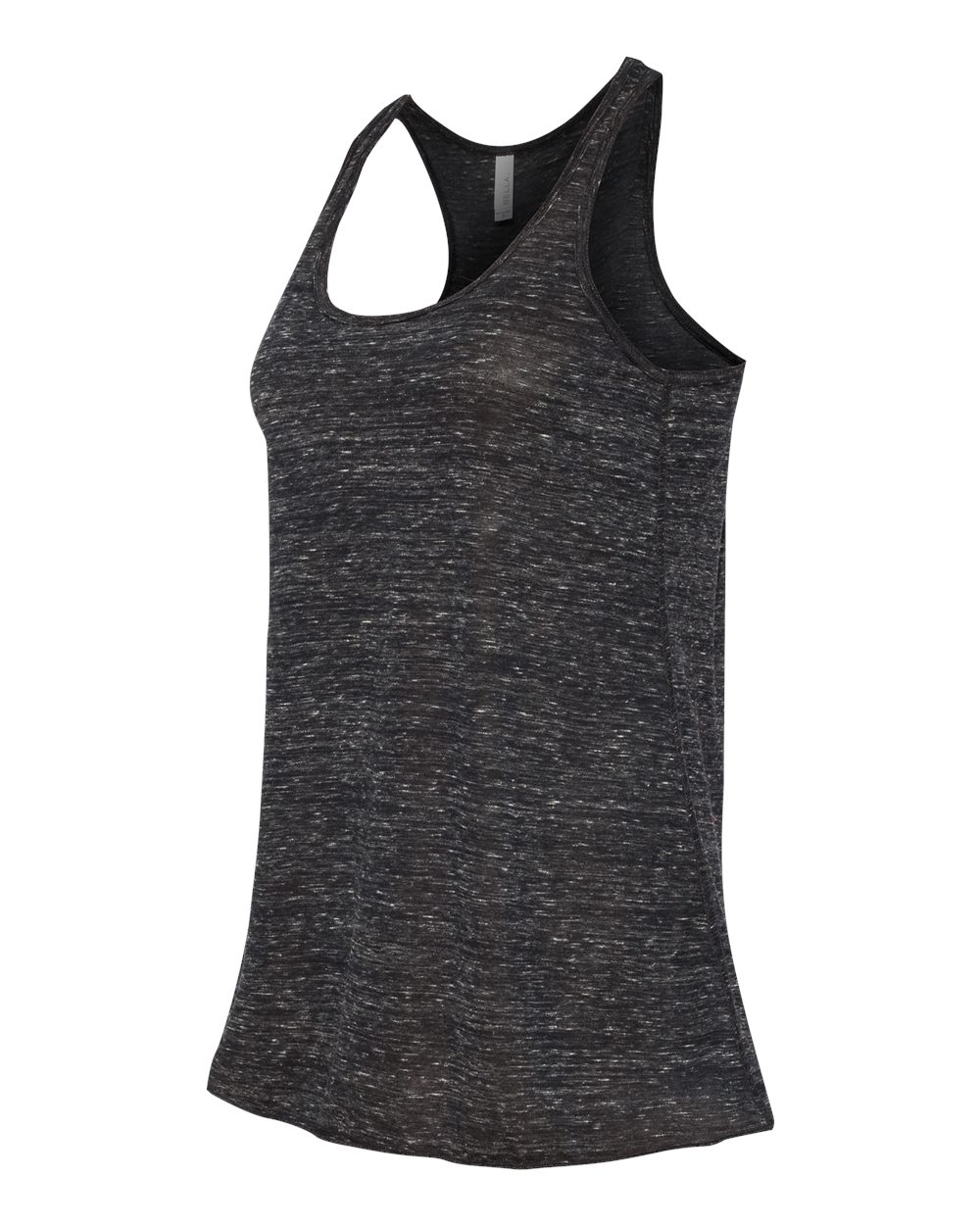 Women's Flowy Racerback Tank - Side - B87406512 - Black Marble