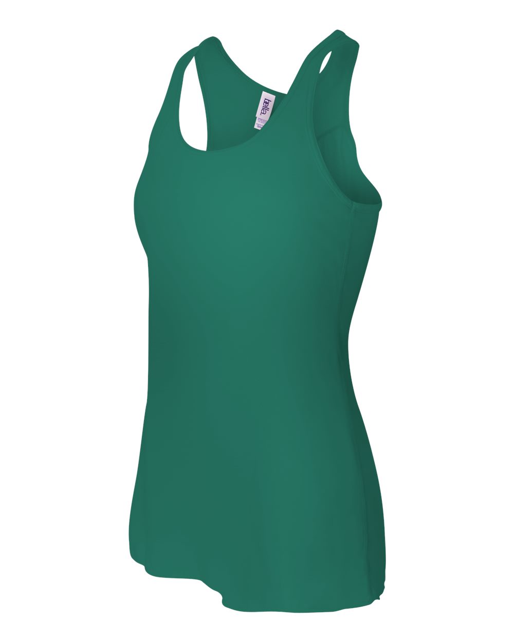 Women's Flowy Racerback Tank - Side - B87406602 - Kelly