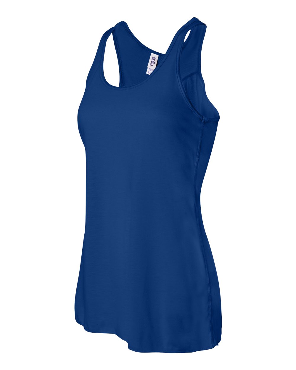 Women's Flowy Racerback Tank - Side - B87406752 - True Royal