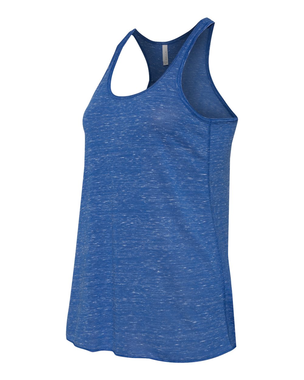 Women's Flowy Racerback Tank - Side - B87406772 - True Royal Marble