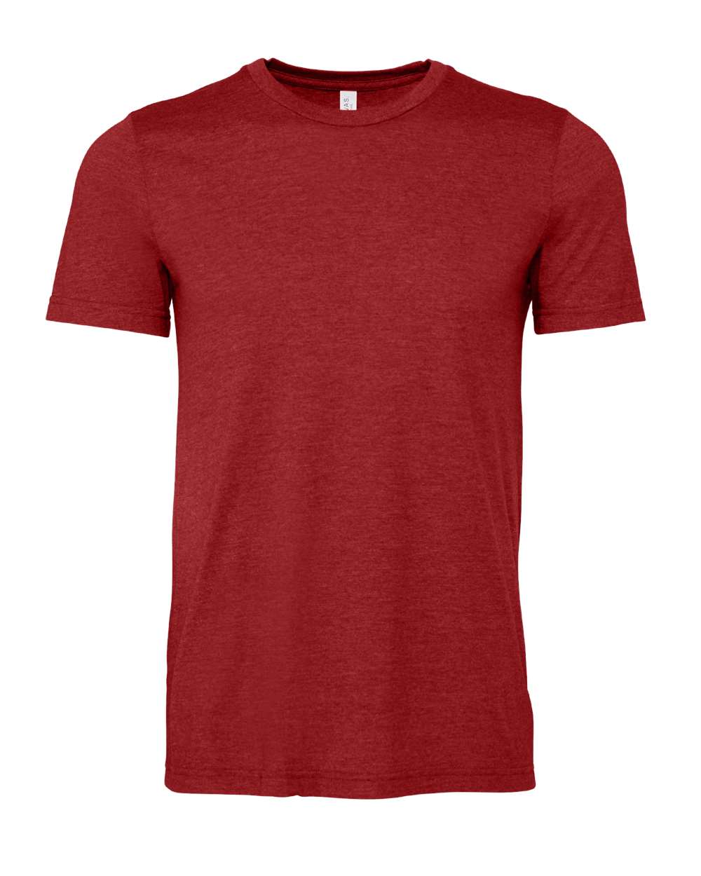 CVC Jersey Tee - Front - B00706062 - Heather Canvas Red