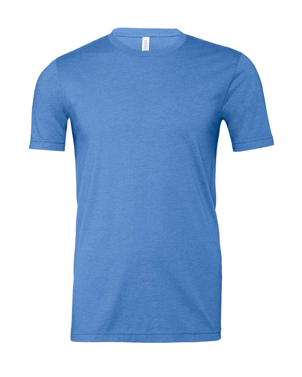 CVC Jersey Tee - Front - B00706222 - Heather Columbia Blue
