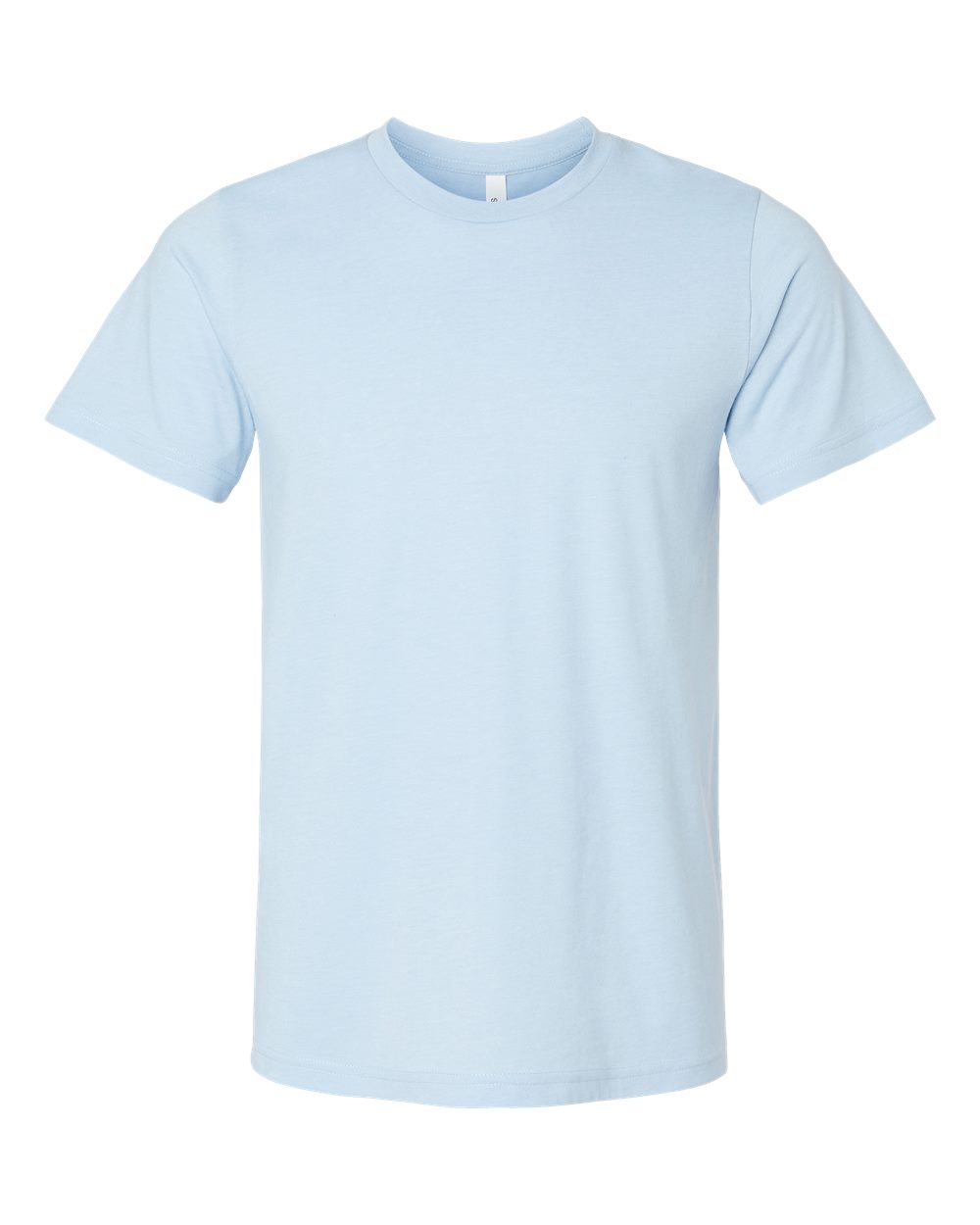 CVC Jersey Tee - Front - B00706362 - Heather Baby Blue