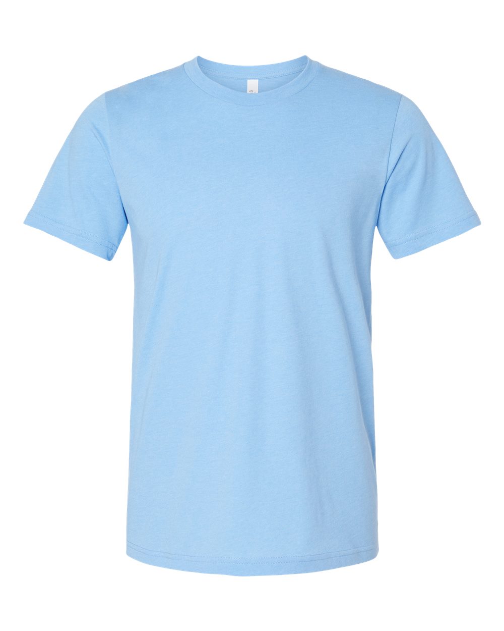 CVC Jersey Tee - Front - B00706382 - Heather Carolina Blue