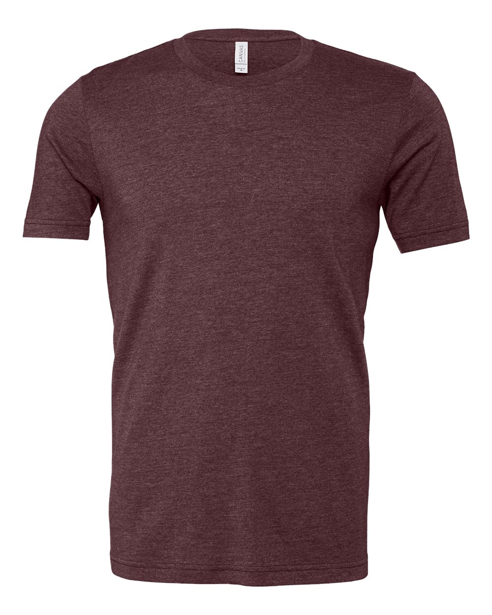 CVC Jersey Tee - Front - B00706572 - Heather Maroon