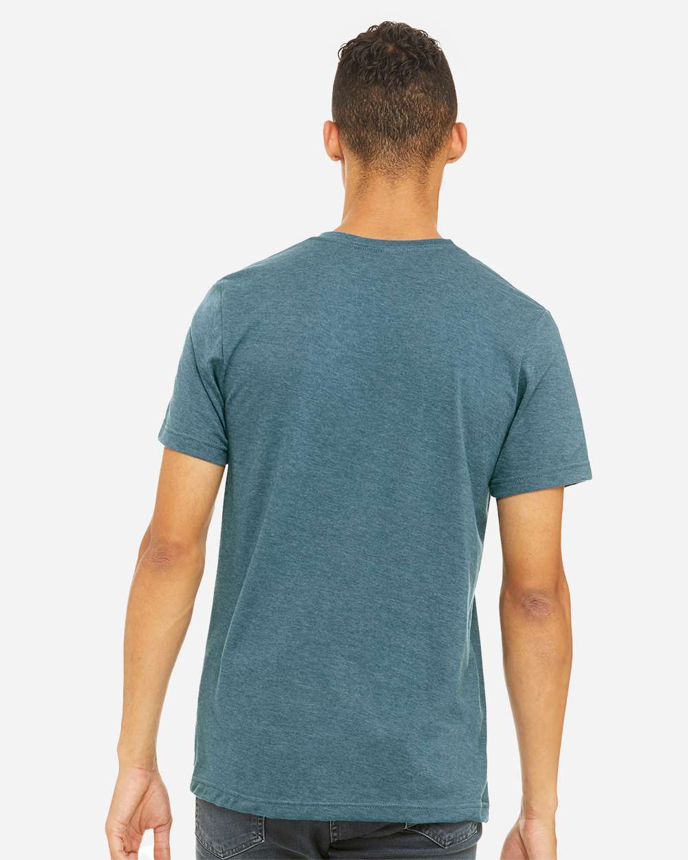CVC Jersey Tee - OnModelBack - B00706212 - Heather Deep Teal