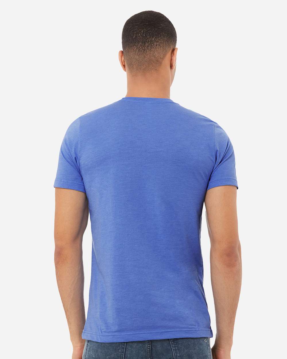 CVC Jersey Tee - OnModelBack - B00706222 - Heather Columbia Blue