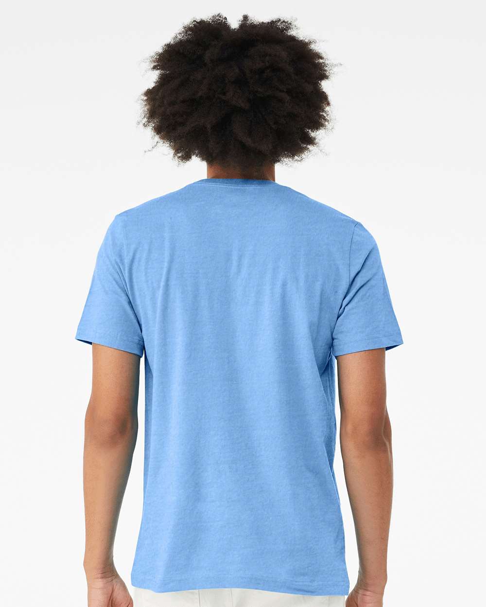 CVC Jersey Tee - OnModelBack - B00706382 - Heather Carolina Blue
