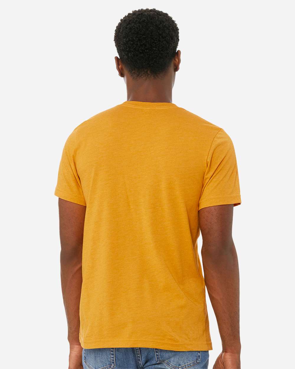 CVC Jersey Tee - OnModelBack - B00706412 - Heather Mustard