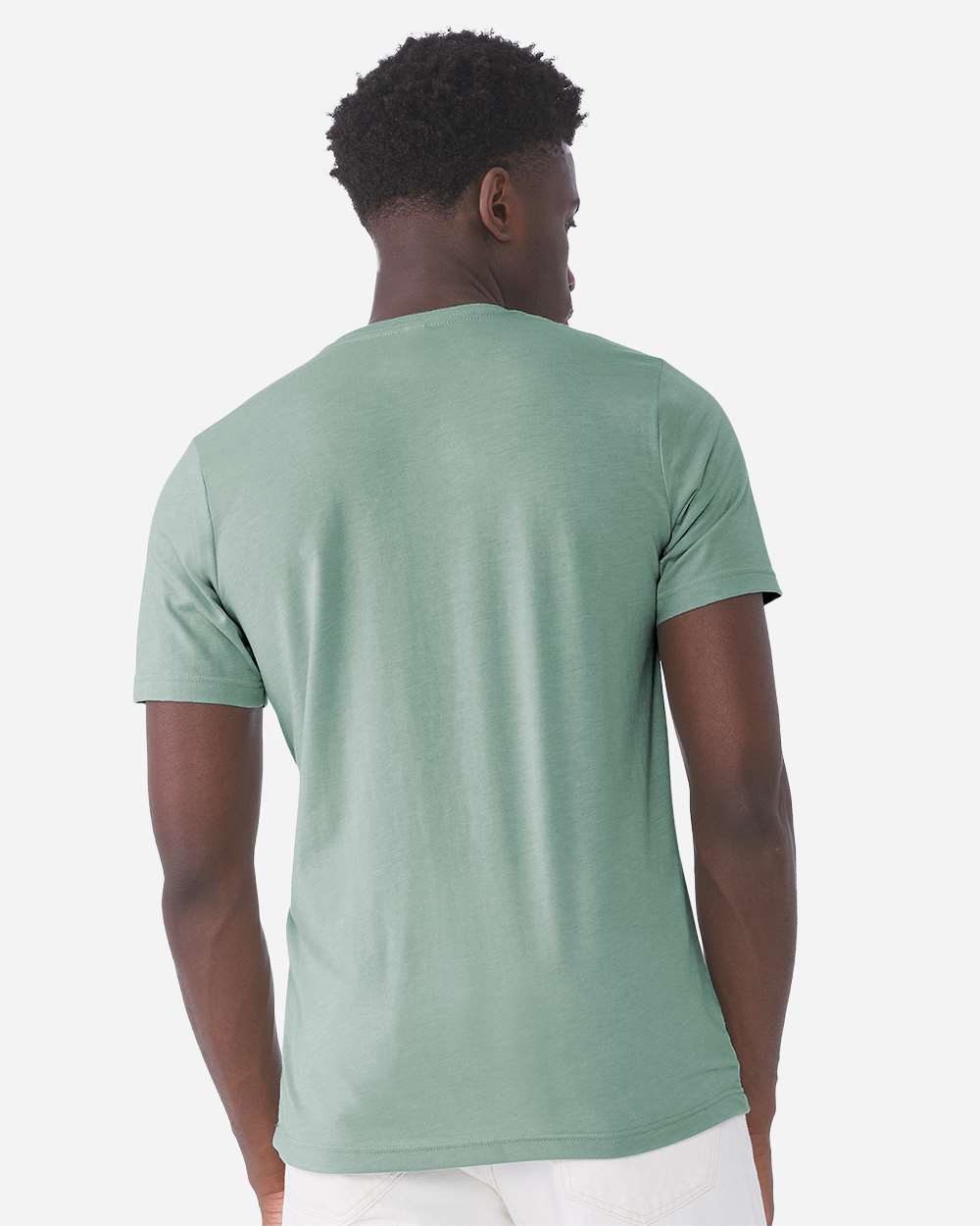 CVC Jersey Tee - OnModelBack - B00706432 - Heather Dusty Blue