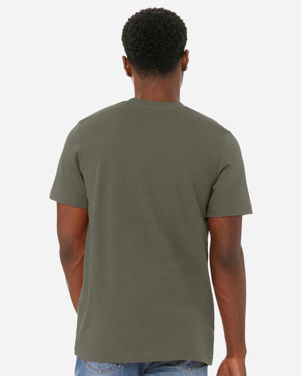 CVC Jersey Tee - OnModelBack - B00706452 - Heather Military Green