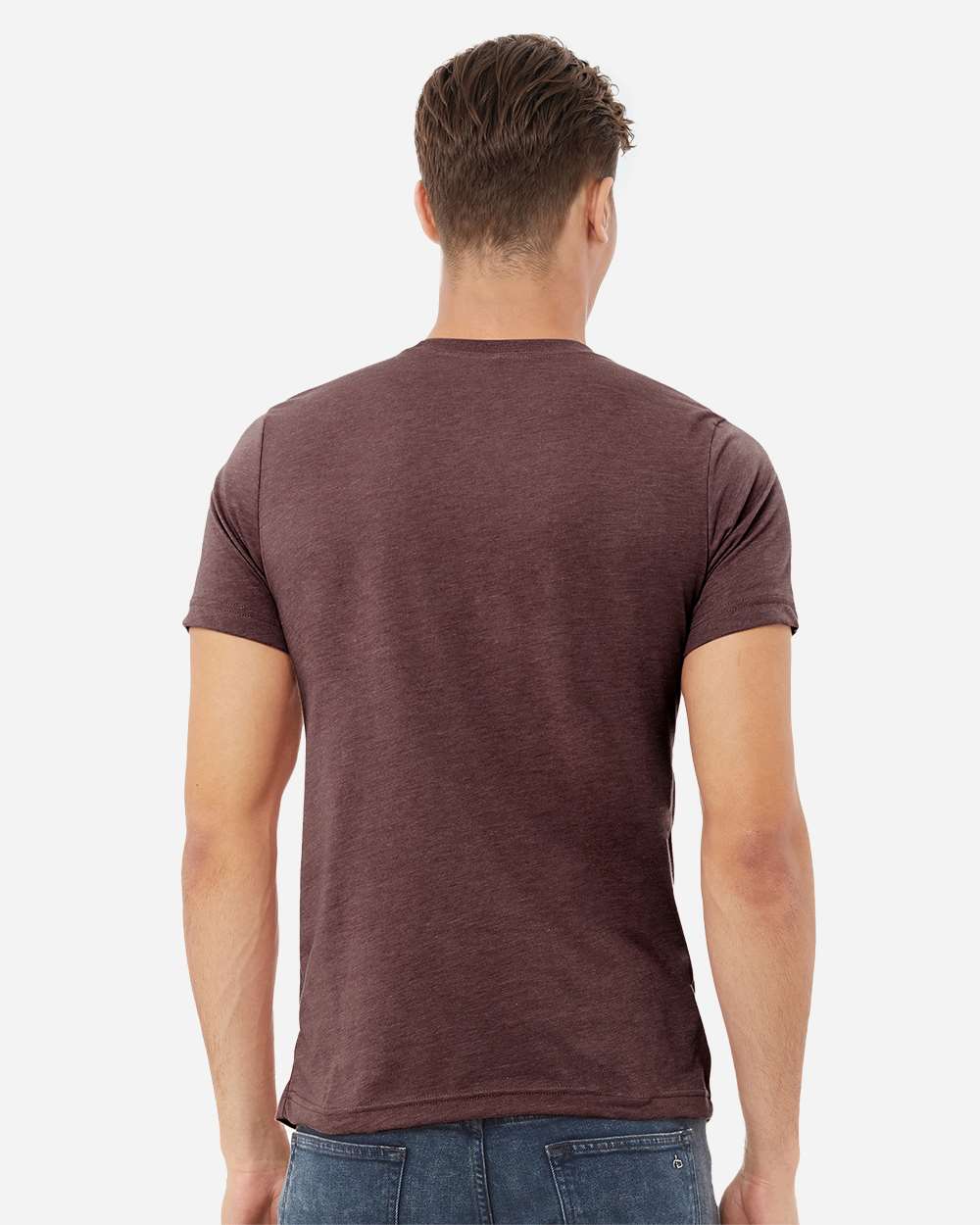 CVC Jersey Tee - OnModelBack - B00706572 - Heather Maroon