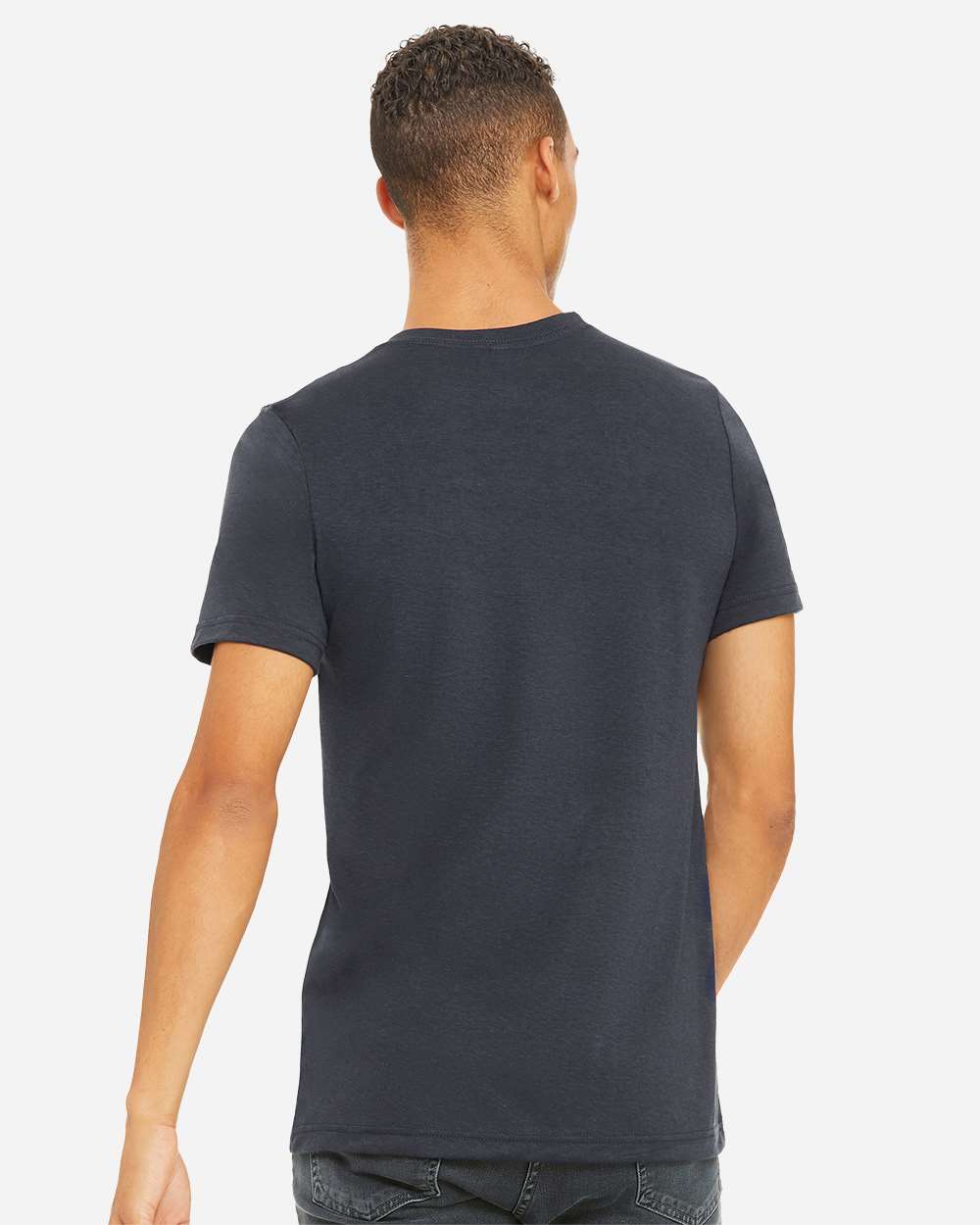 CVC Jersey Tee - OnModelBack - B00706792 - Heather Midnight Navy