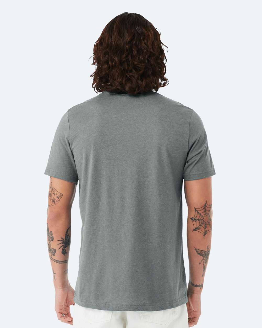 CVC Jersey Tee - OnModelBack - B00706822 - Heather Blue Storm