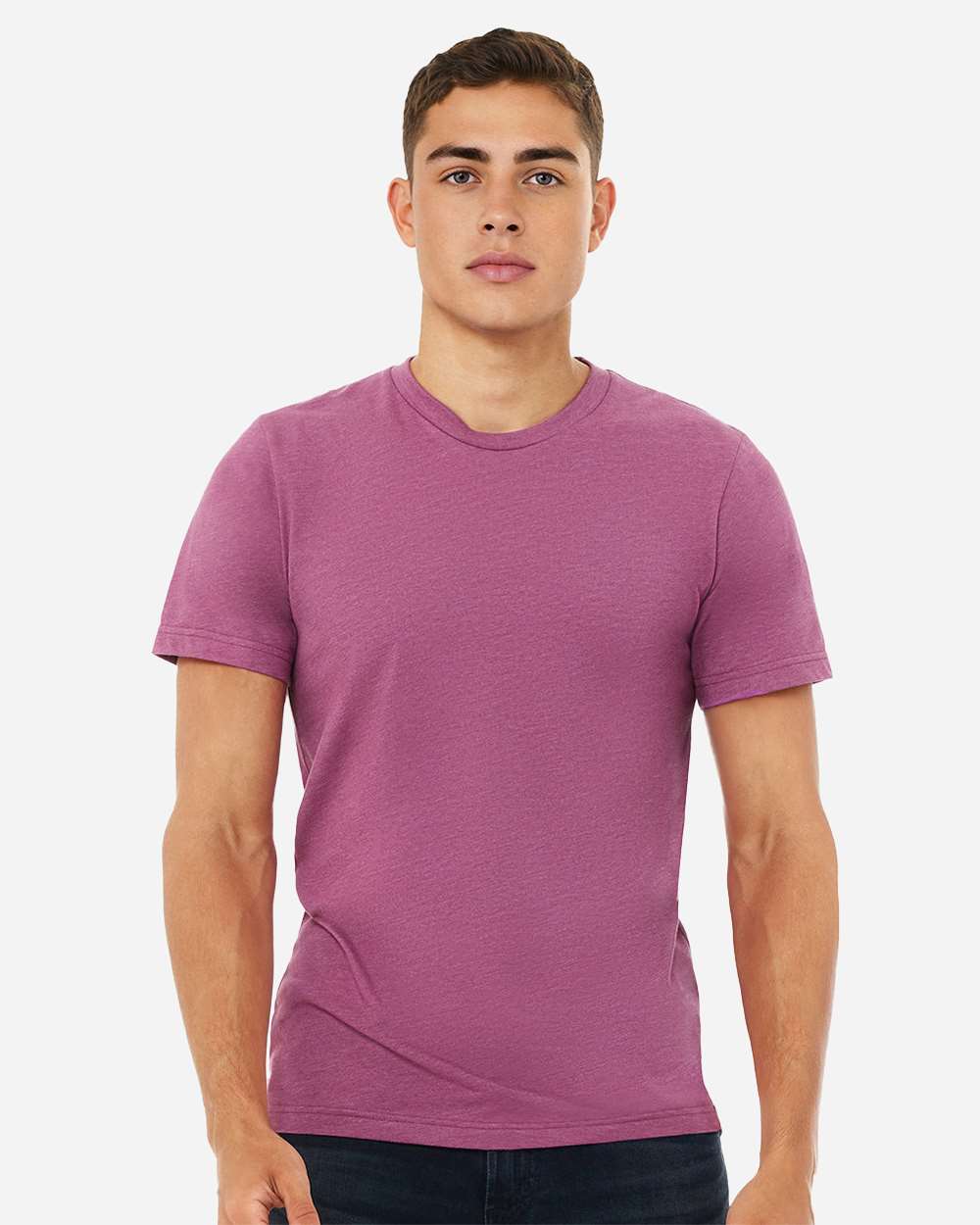 CVC Jersey Tee - OnModelFront - B00706092 - Heather Magenta