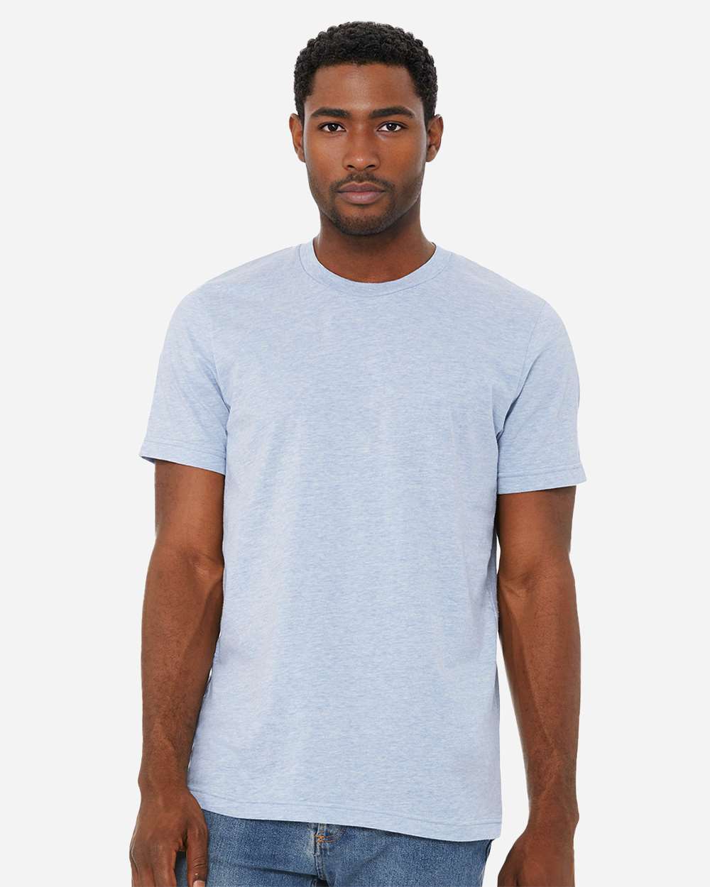 CVC Jersey Tee - OnModelFront - B00706252 - Heather Prism Blue
