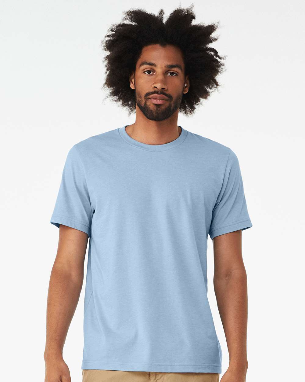 CVC Jersey Tee - OnModelFront - B00706362 - Heather Baby Blue