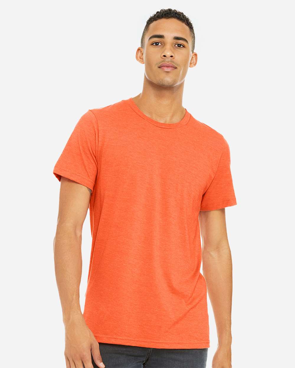 CVC Jersey Tee - OnModelFront - B00706662 - Heather Orange