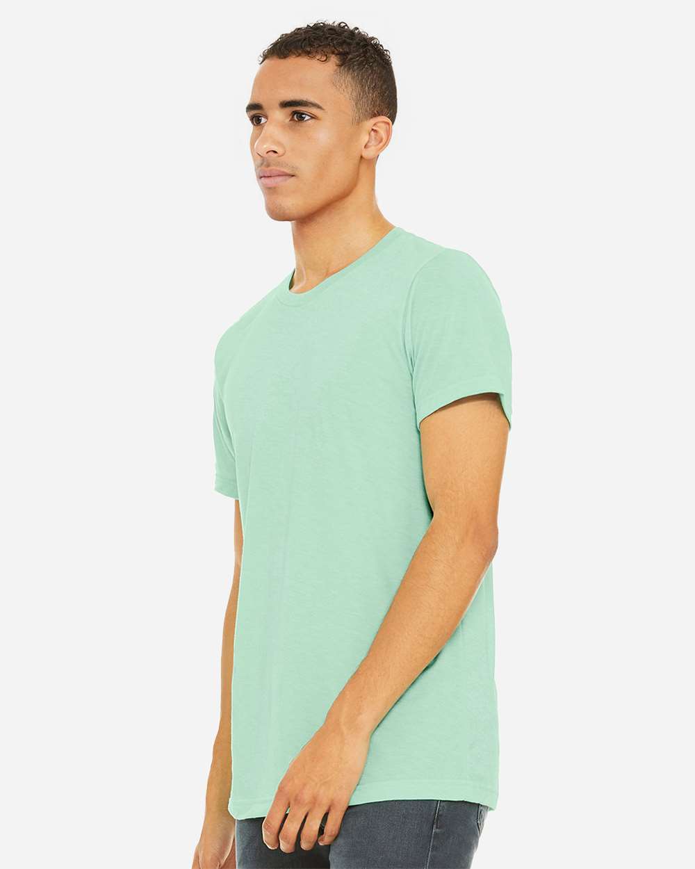 CVC Jersey Tee - OnModelSide - B00706162 - Heather Mint