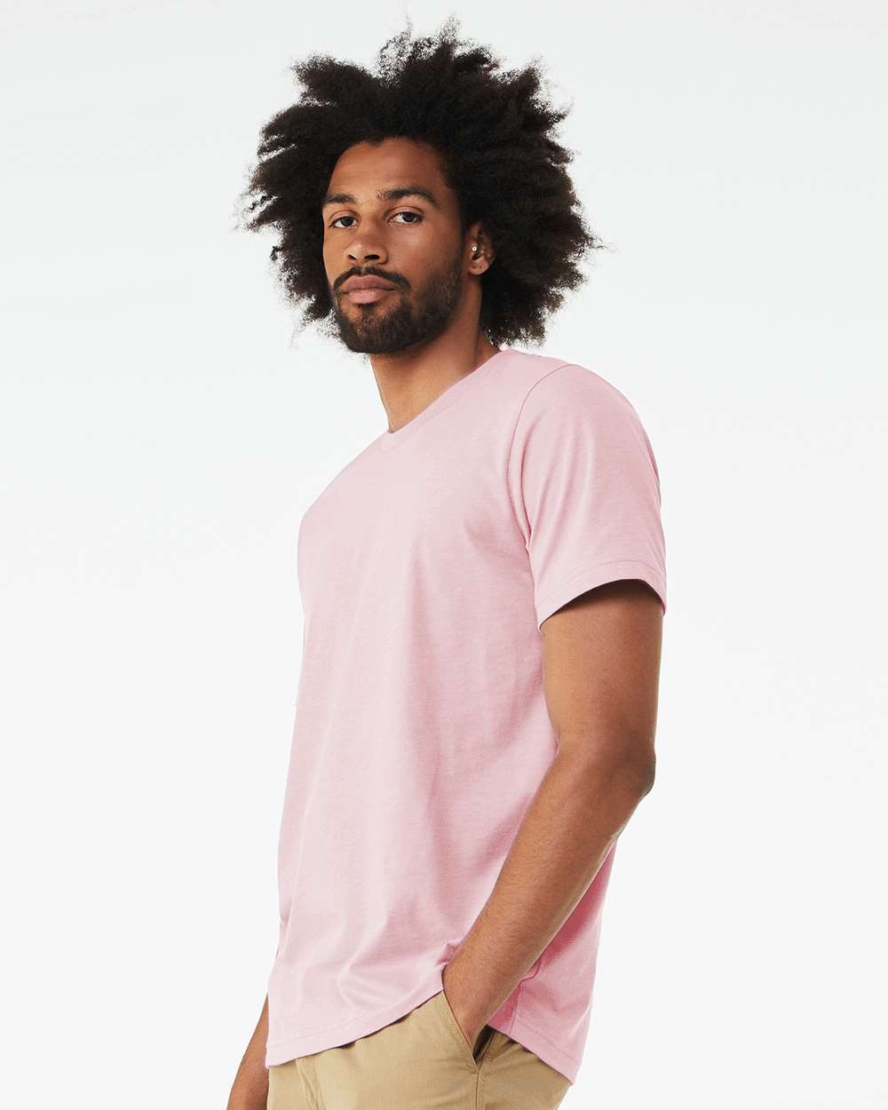 CVC Jersey Tee - OnModelSide - B00706322 - Heather Pink