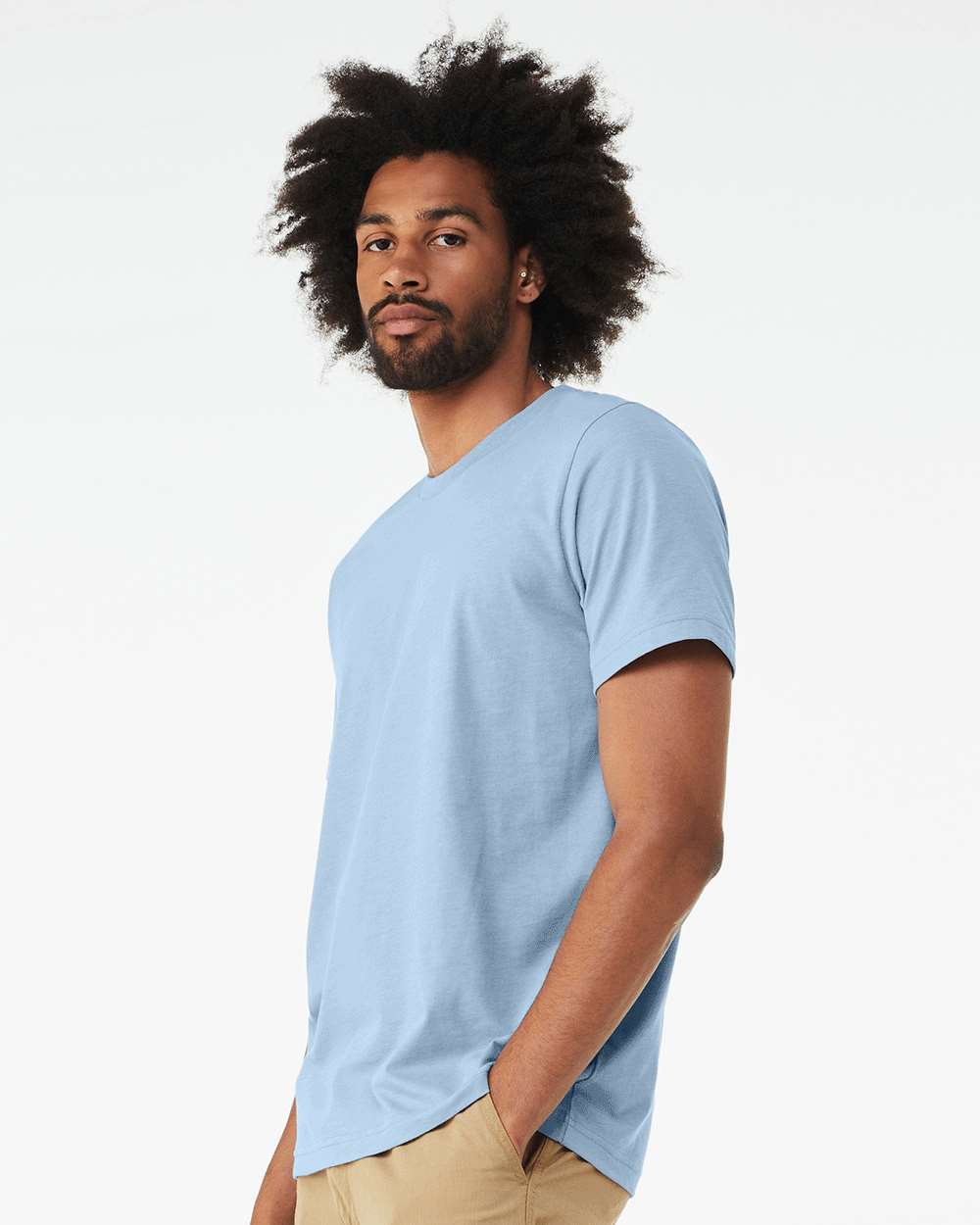 CVC Jersey Tee - OnModelSide - B00706362 - Heather Baby Blue