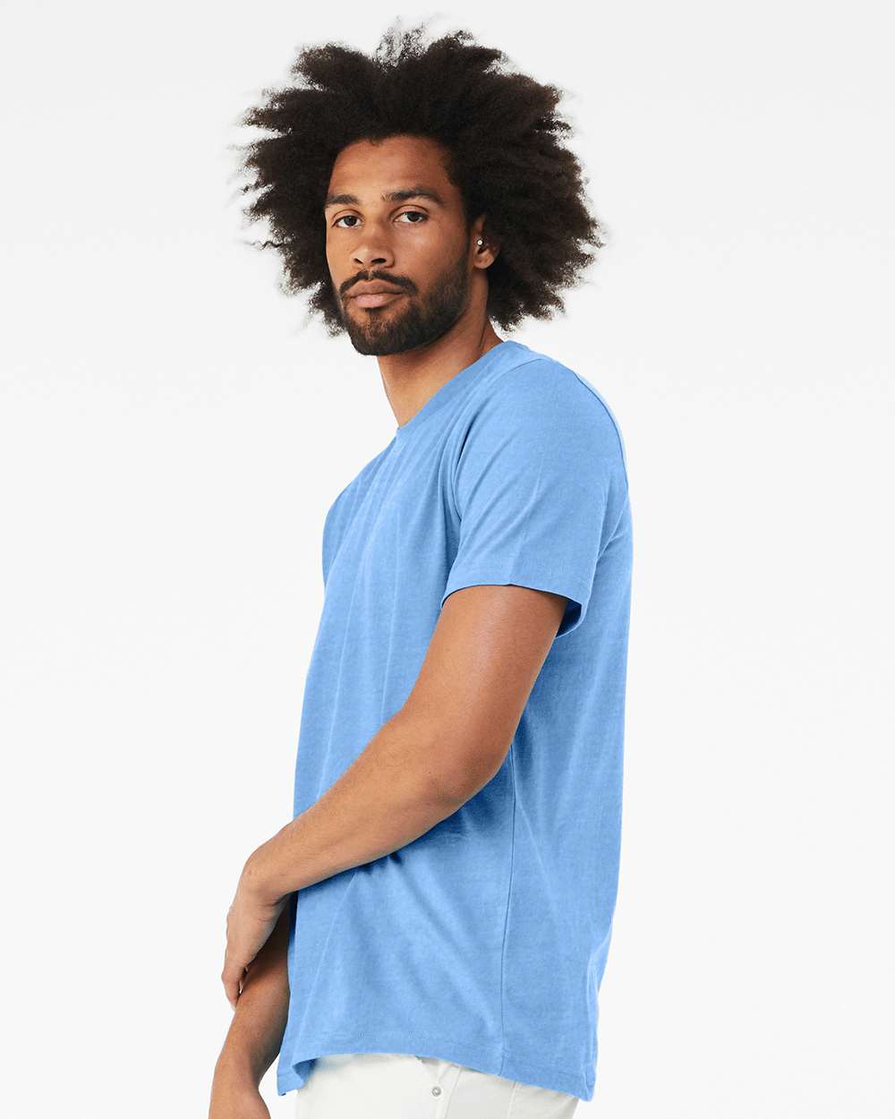 CVC Jersey Tee - OnModelSide - B00706382 - Heather Carolina Blue