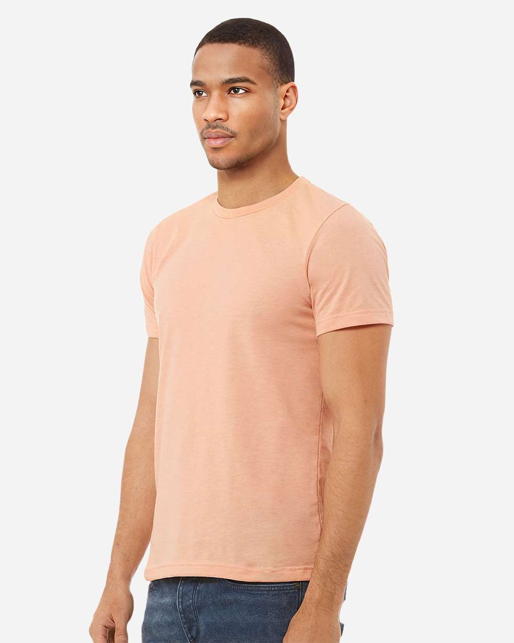 CVC Jersey Tee - OnModelSide - B00706482 - Heather Peach