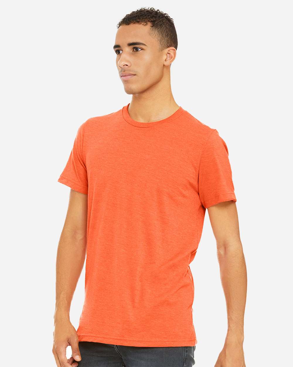 CVC Jersey Tee - OnModelSide - B00706662 - Heather Orange