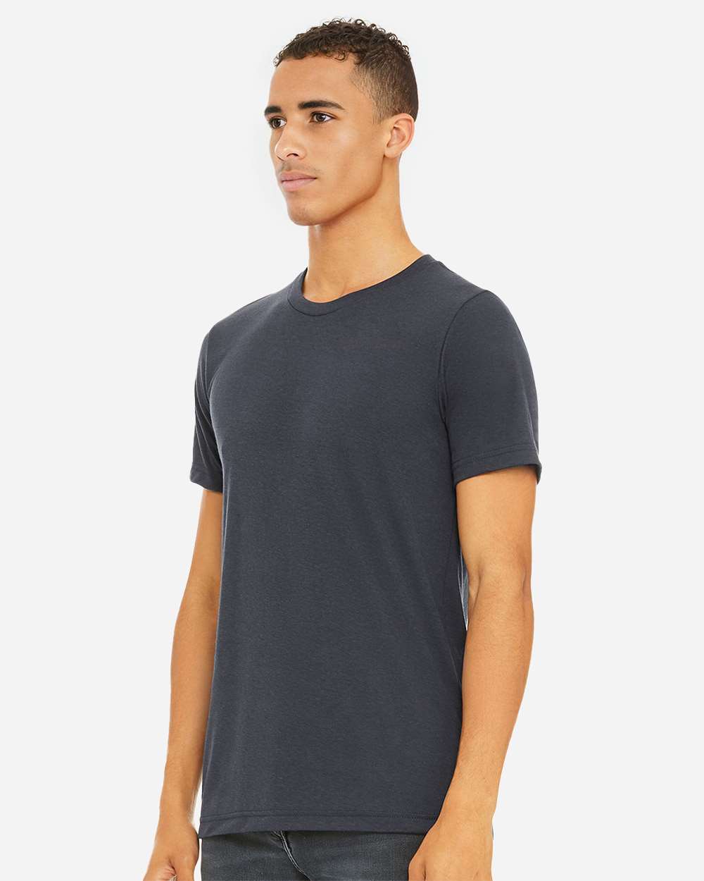 CVC Jersey Tee - OnModelSide - B00706792 - Heather Midnight Navy