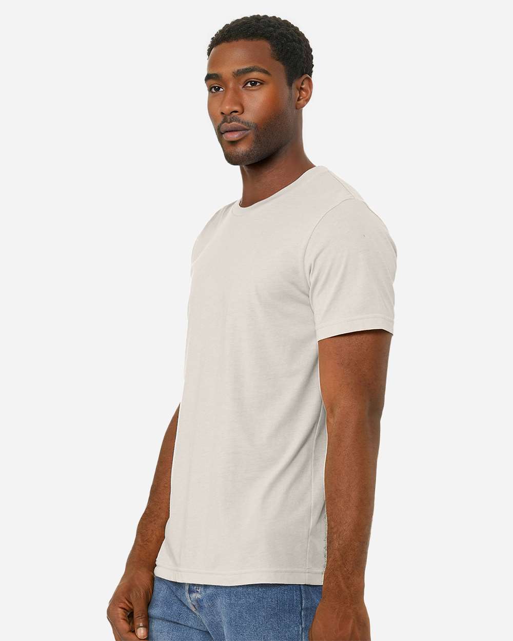 CVC Jersey Tee - OnModelSide - B00706982 - Heather Dust