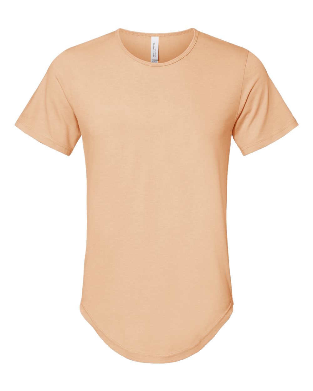 Men's Jersey Curved Hem Tee - Front - B00106173 - Heather Sand Dune