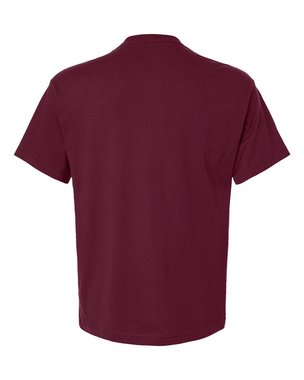 6 oz. Heavyweight Tee - Back - B01006532 - Maroon