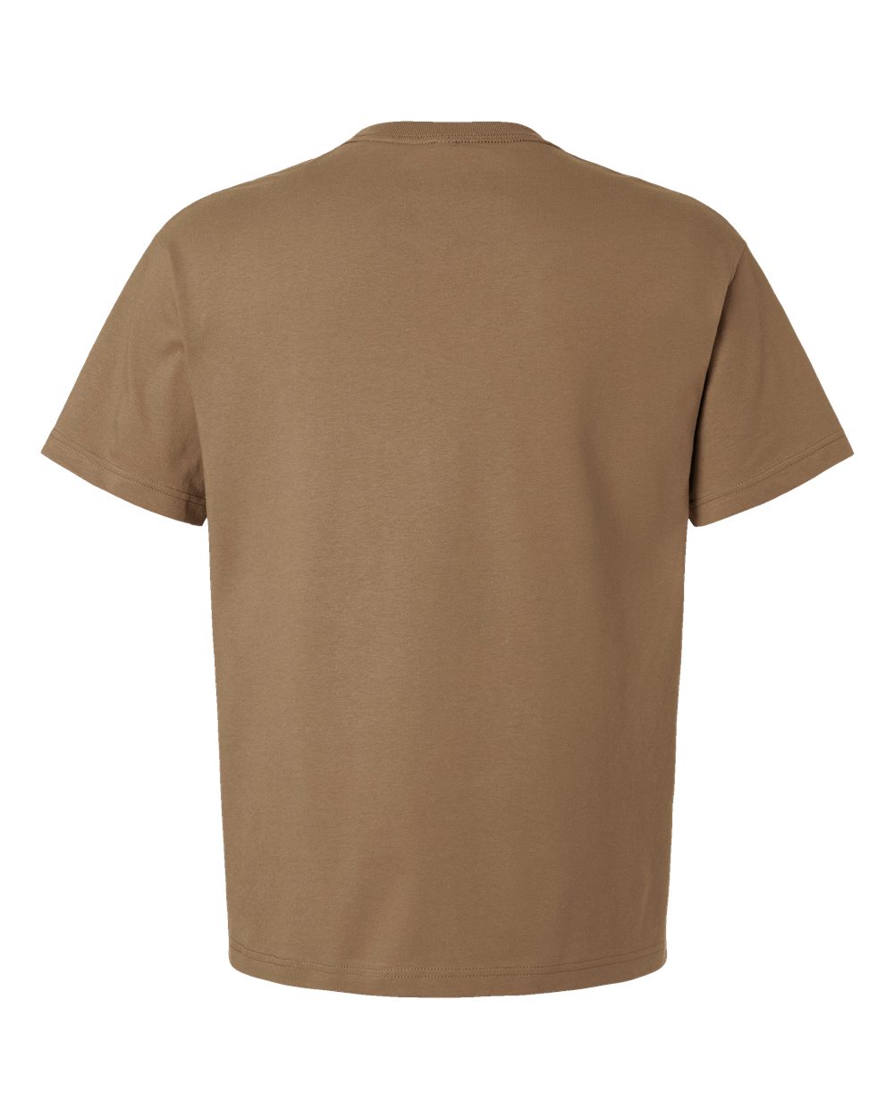 6 oz. Heavyweight Tee - Back - B01006602 - Vintage Brown