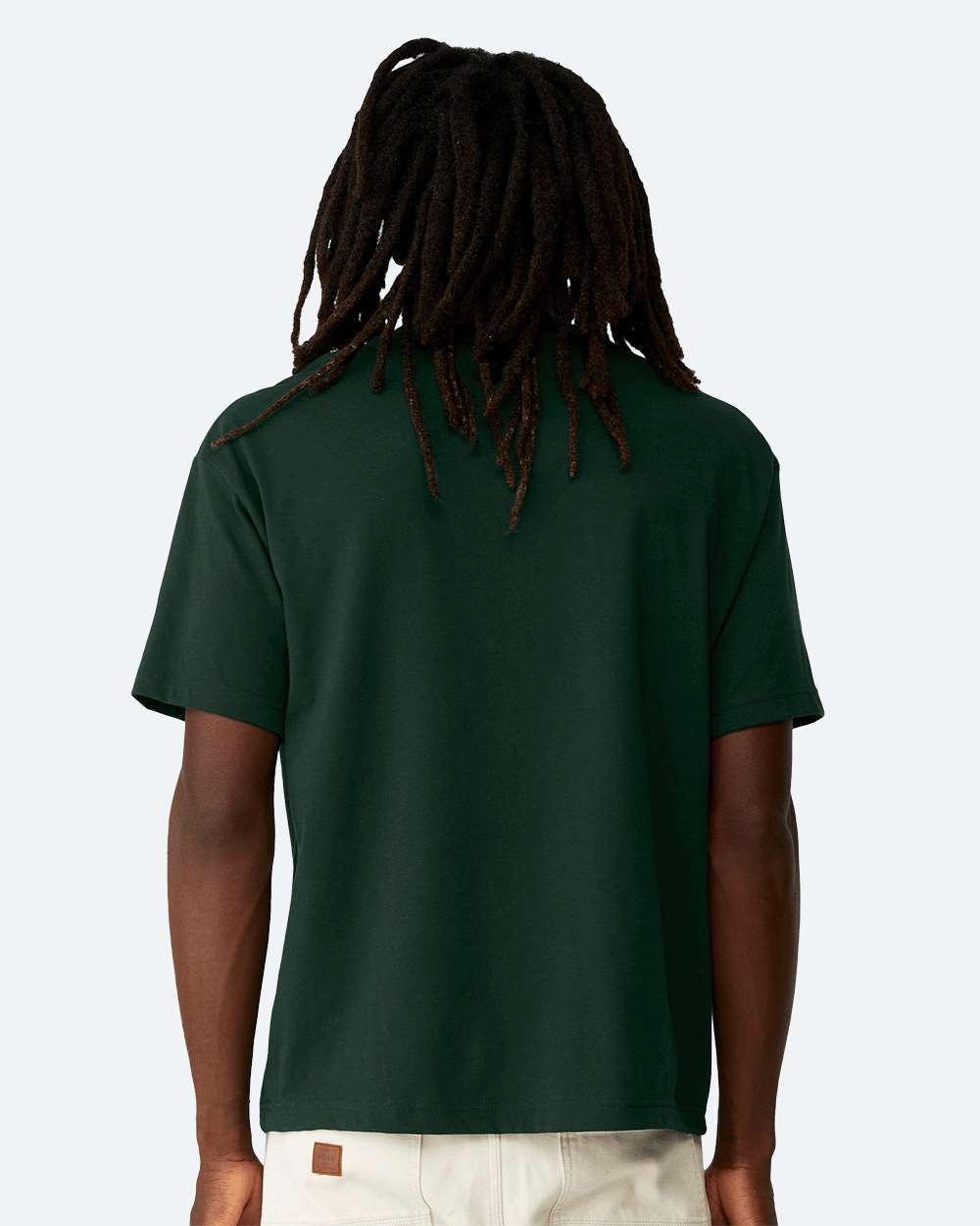 6 oz. Heavyweight Tee - OnModelBack - B01006542 - Forest