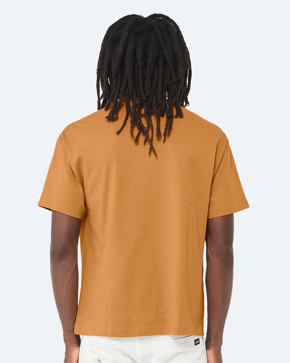 6 oz. Heavyweight Tee - OnModelBack - B01006862 - Toast