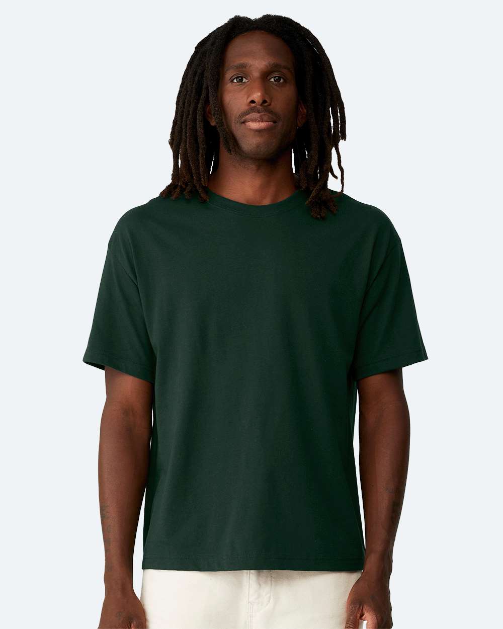 6 oz. Heavyweight Tee - OnModelFront - B01006542 - Forest