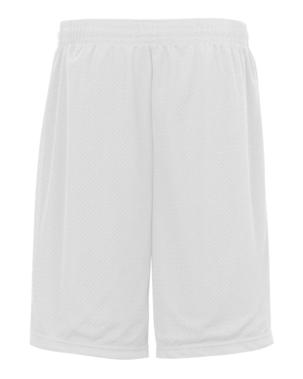 Men's Pro Mesh 9" Shorts with Pockets - Back - B09085003 - White