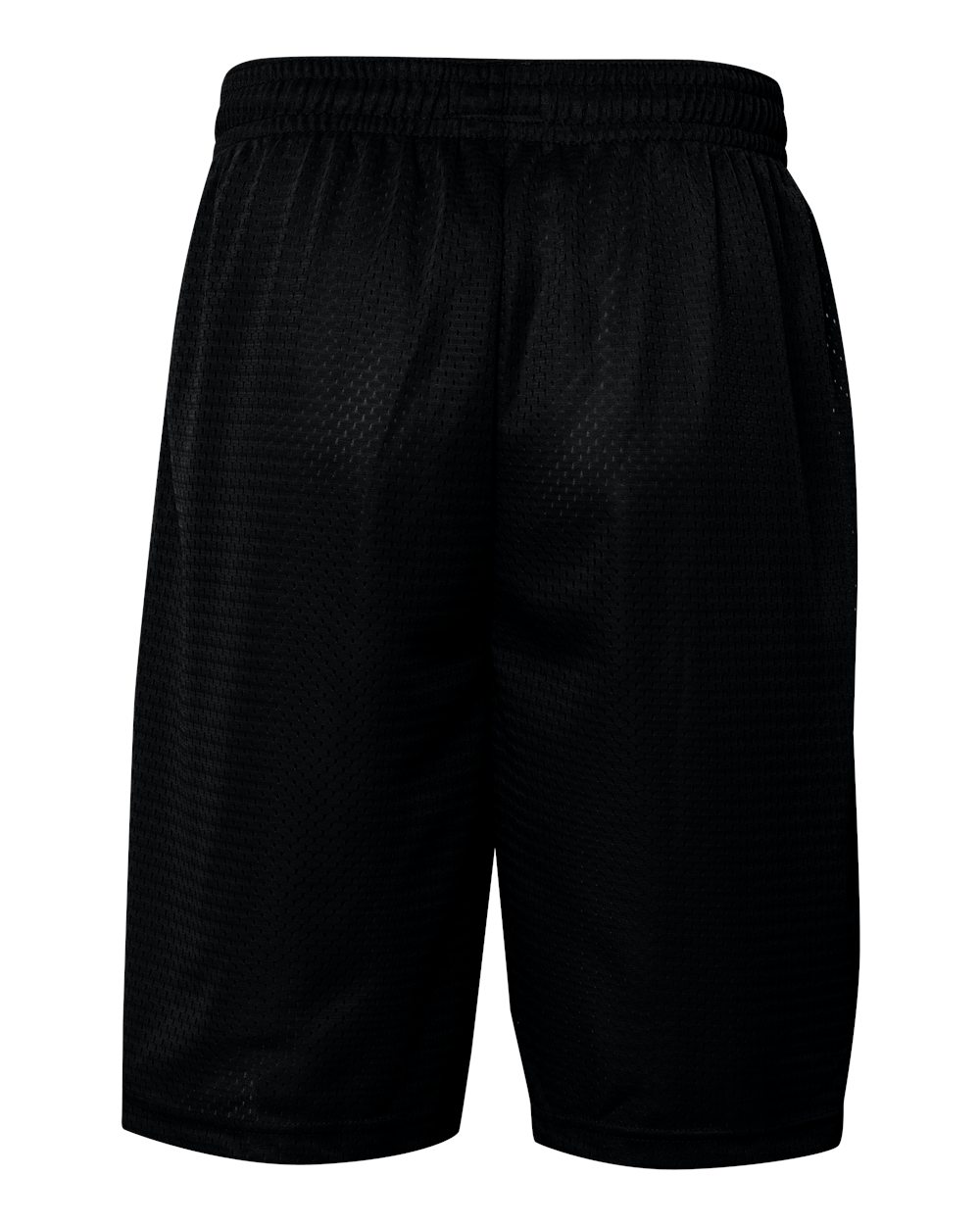 Men's Pro Mesh 9" Shorts with Pockets - Back - B09085503 - Black