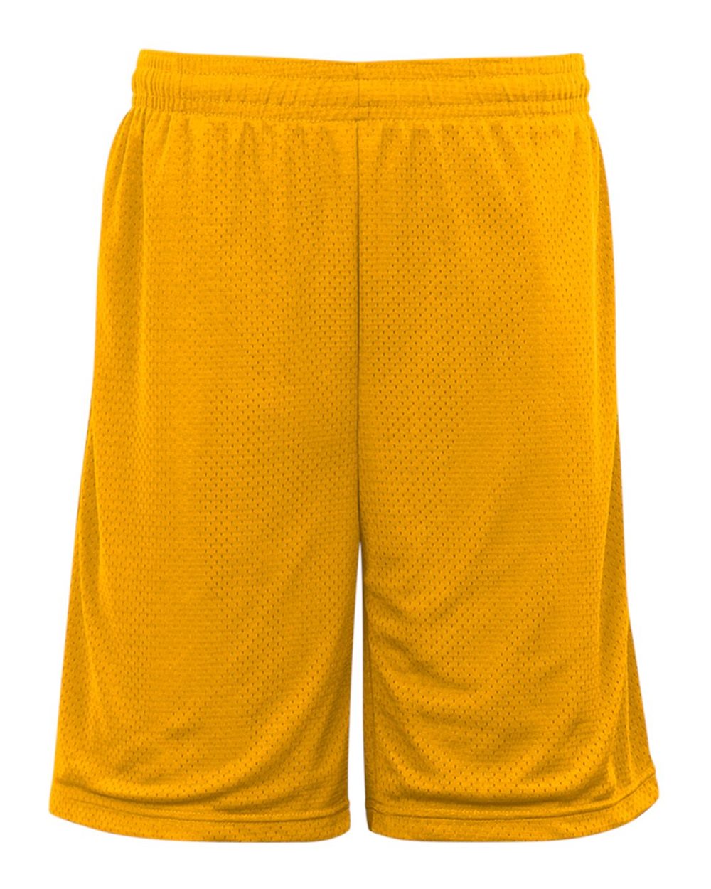 Men's Pro Mesh 9" Shorts with Pockets - Front - B09085123 - Gold