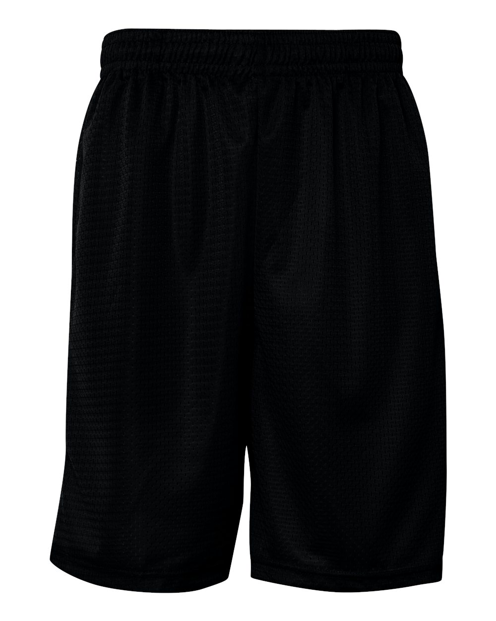 Men's Pro Mesh 9" Shorts with Pockets - Front - B09085503 - Black