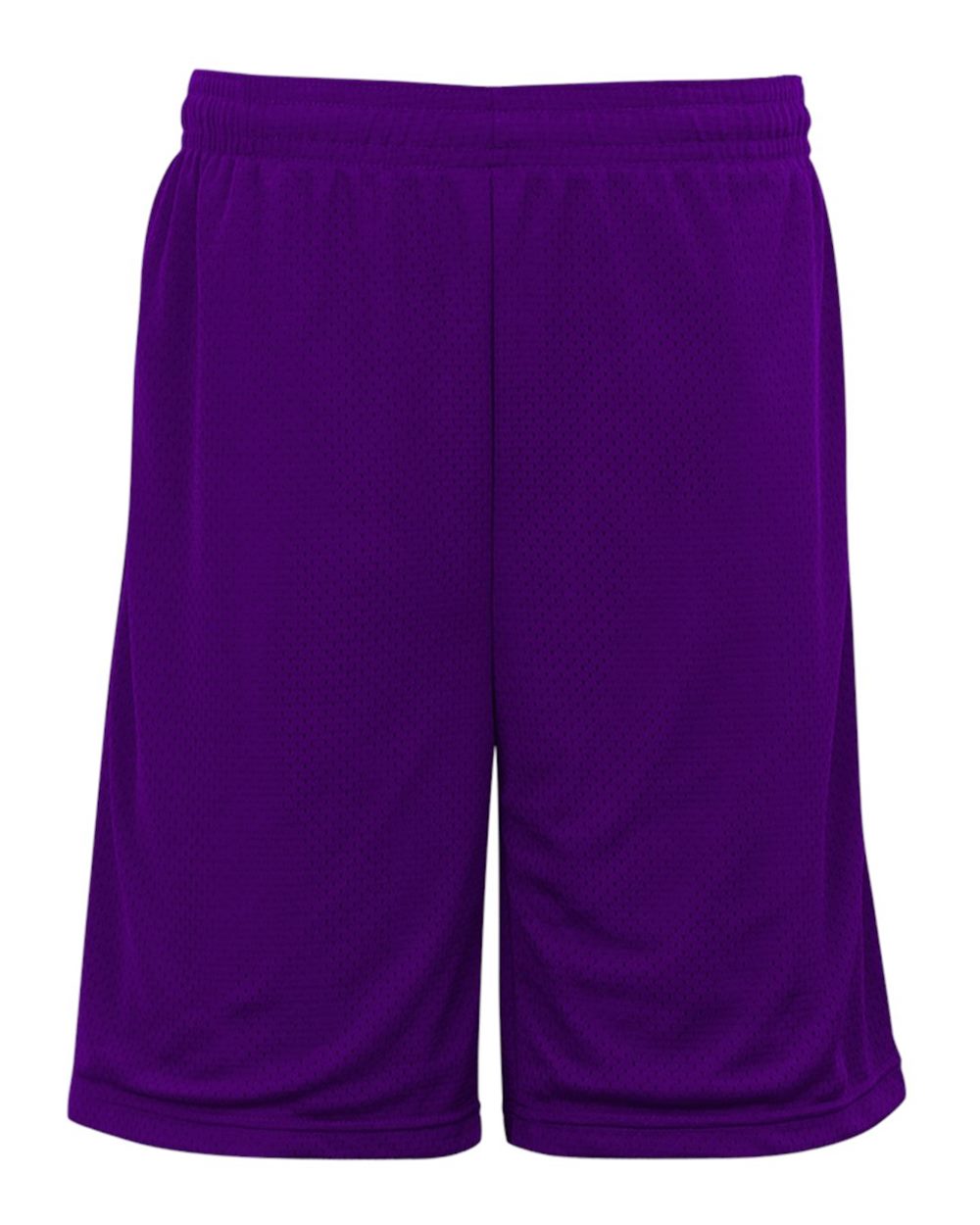 Men's Pro Mesh 9" Shorts with Pockets - Front - B09085673 - Purple
