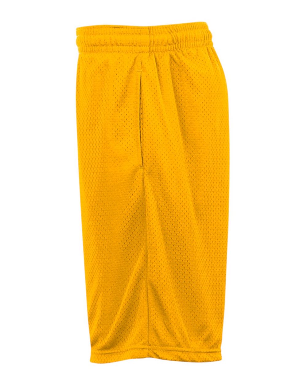 Men's Pro Mesh 9" Shorts with Pockets - Side - B09085123 - Gold
