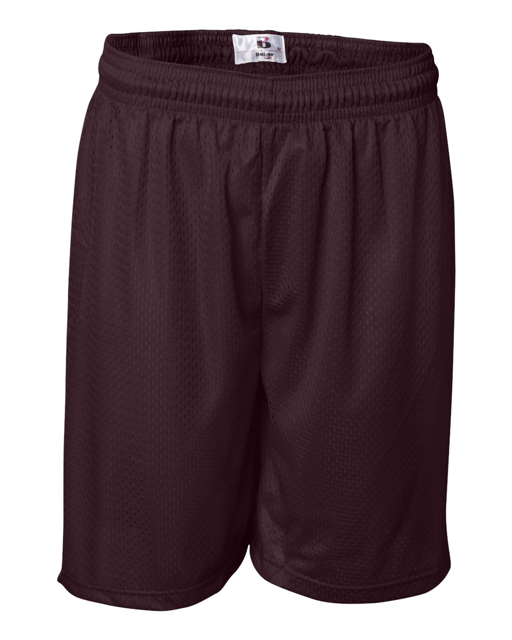 Men's Pro Mesh 7" Shorts - Front - B09685533 - Maroon