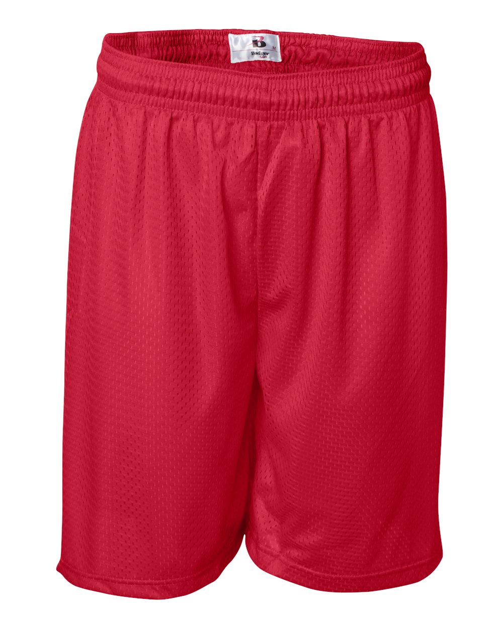Men's Pro Mesh 7" Shorts - Front - B09685703 - Red