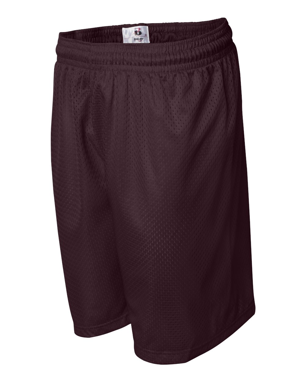 Men's Pro Mesh 7" Shorts - Side - B09685533 - Maroon