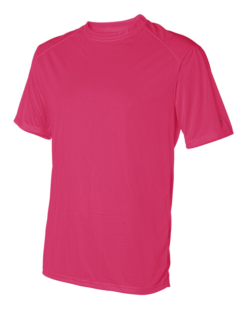 Men's B-Core Sport Shoulders T-Shirt - Side - B00185272 - Hot Coral