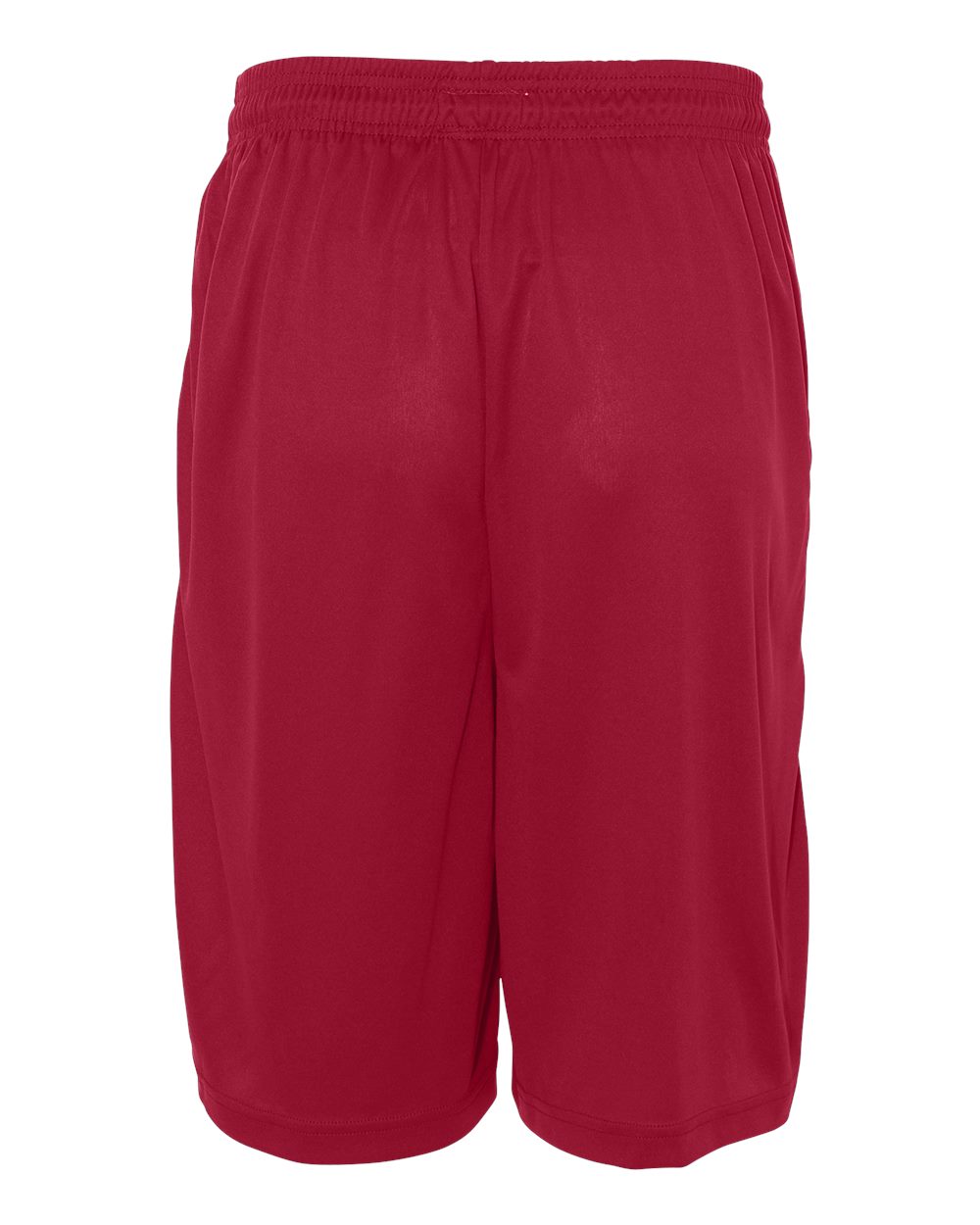 Men's B-Core 10" Shorts with Pockets - Back - B85185703 - Red