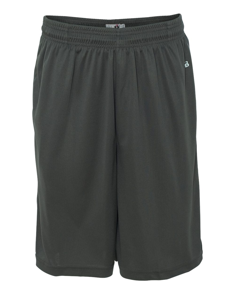 Men's B-Core 10" Shorts with Pockets - Front - B85185133 - Graphite