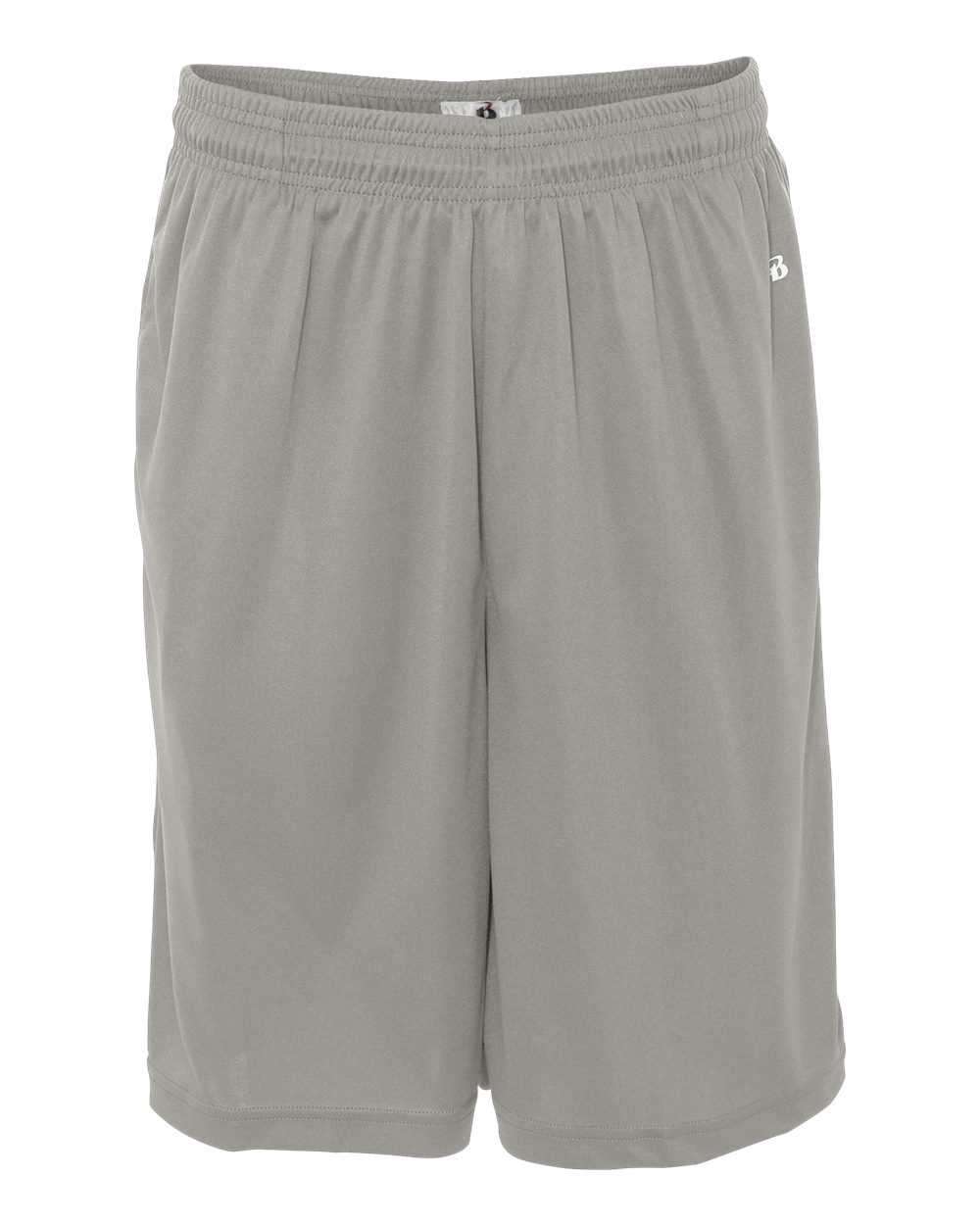 Men's B-Core 10" Shorts with Pockets - Front - B85185353 - Silver